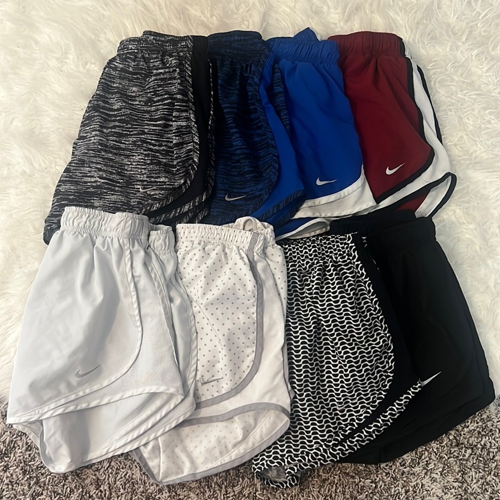 8 pairs of nike shorts!